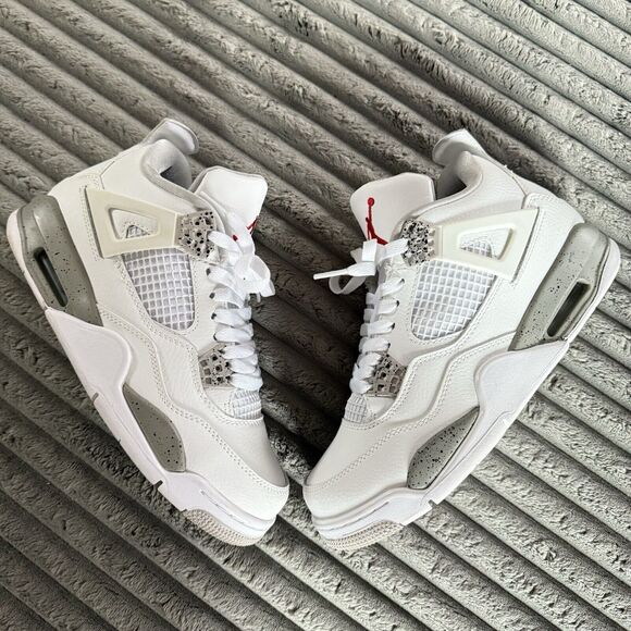Nike Air Jordan Retro 4 White Oreo CT8527-100 US 7 / EUR 40 CLEAN FAST SHIPPING - Picture 4 of 11